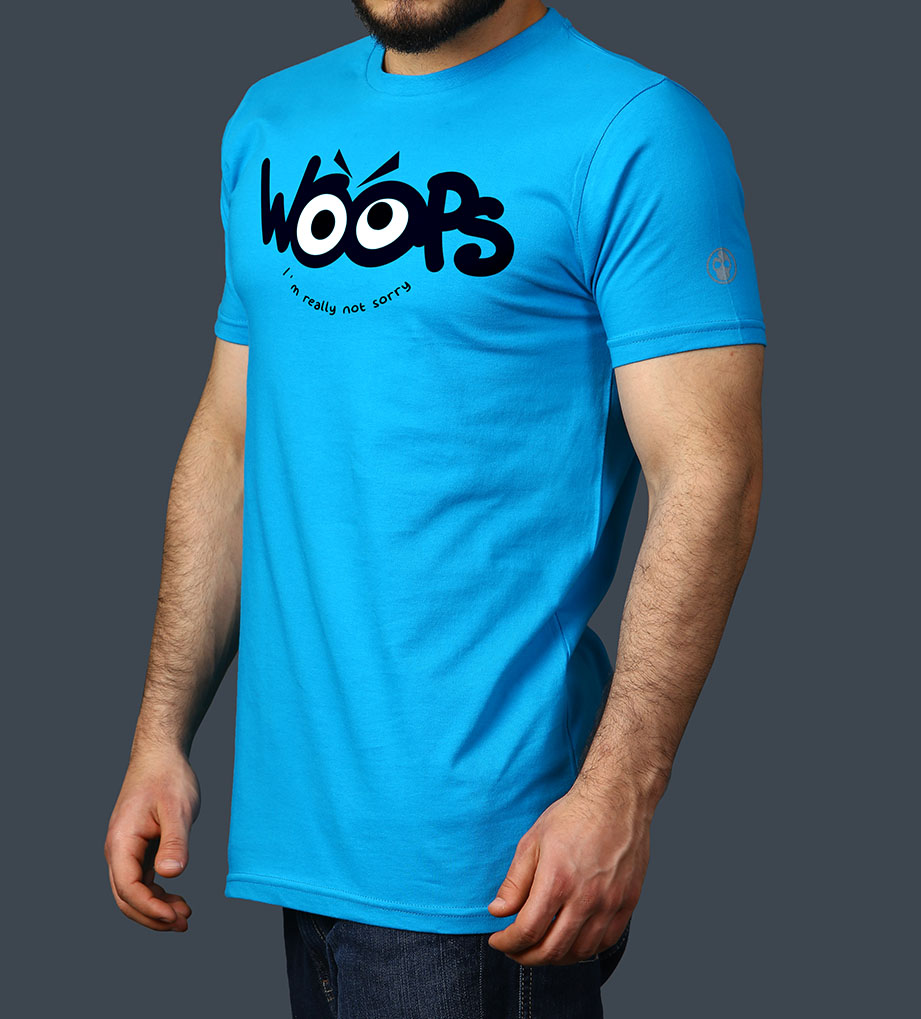 Woops- Turquoise- TShirt
