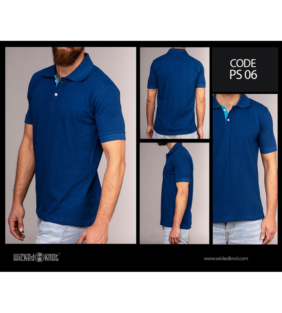Cobalt Blue Polo Shirt
