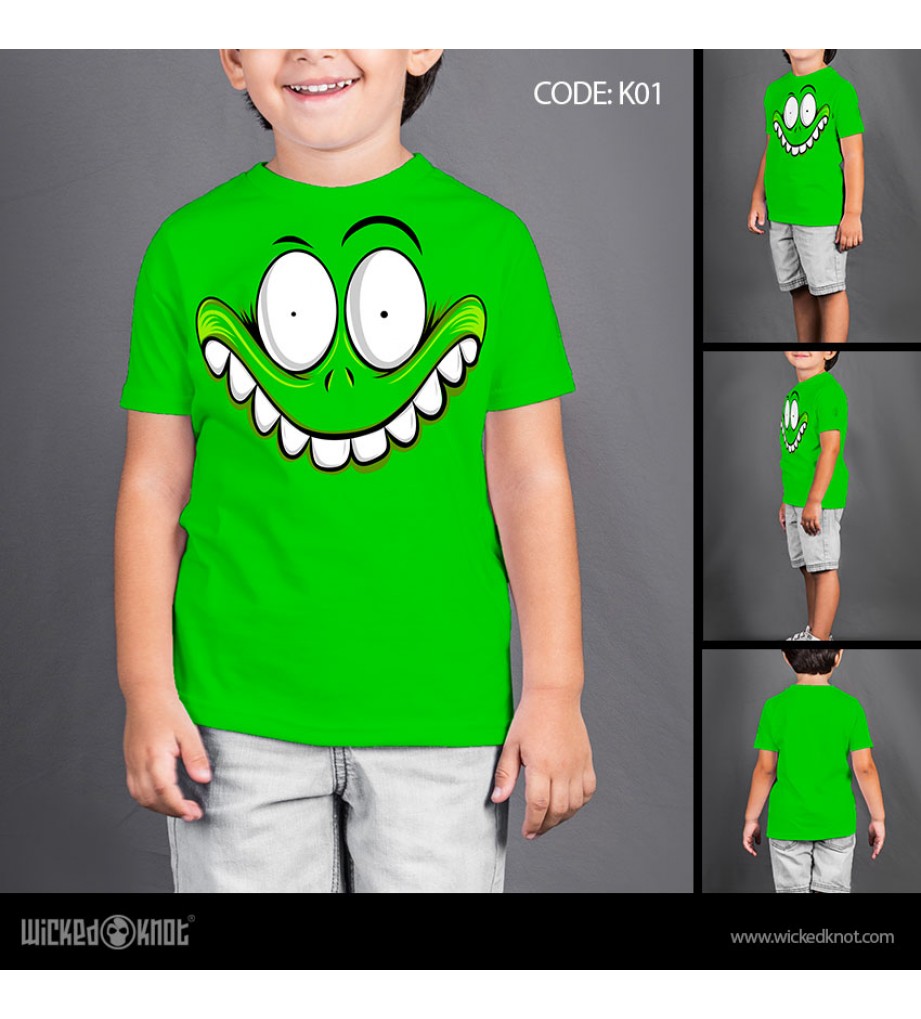 Alien Face - Boys T-Shirt