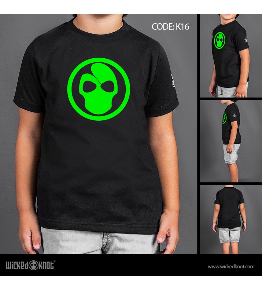 WickedKnot Green Logo - Boys T-Shirt