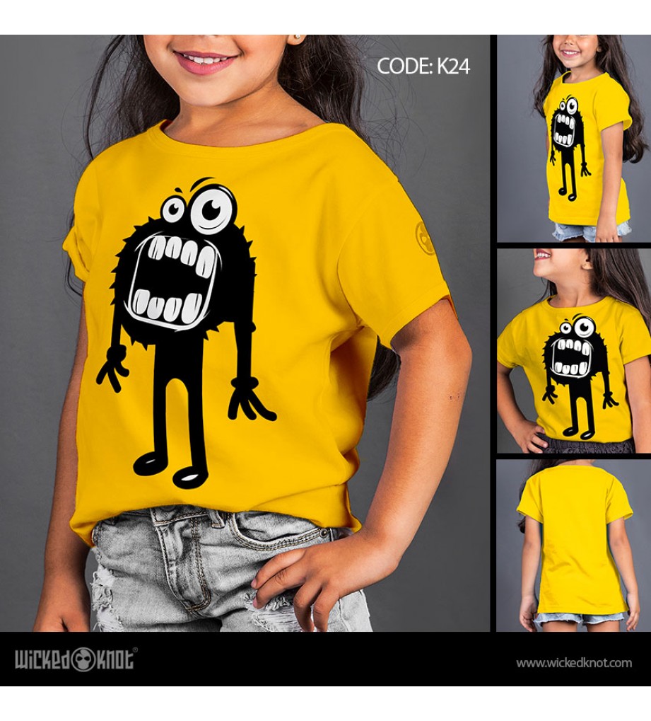 Angry Yellow - Girls T-Shirt