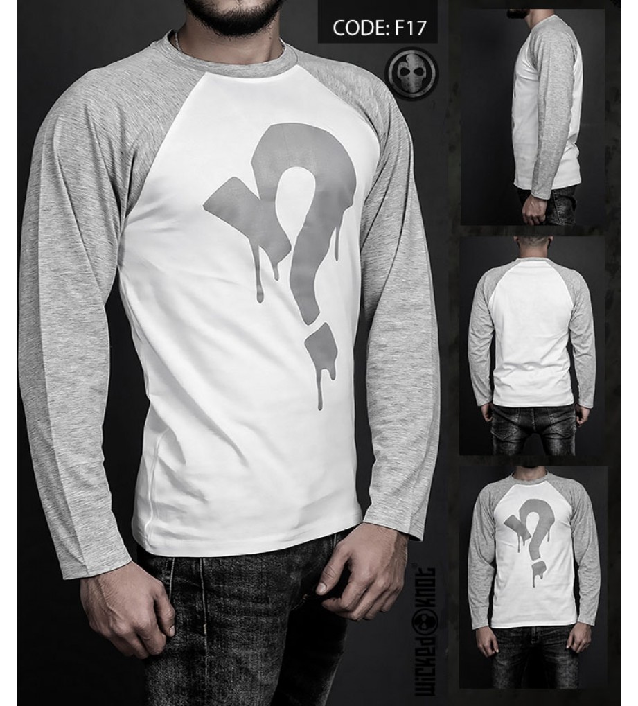 Raglan Question Mark T-Shirt