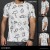 Manish - White - Pattern  Printed  T-Shirt